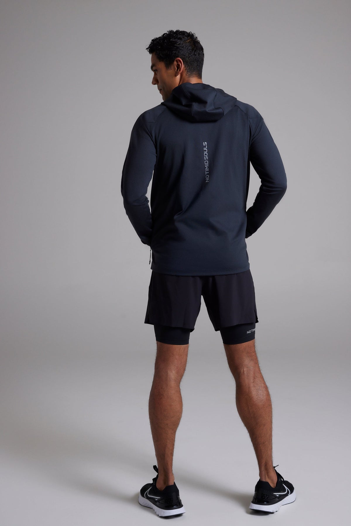 Men's tech hoodie in New Black - product photo 6 of 6