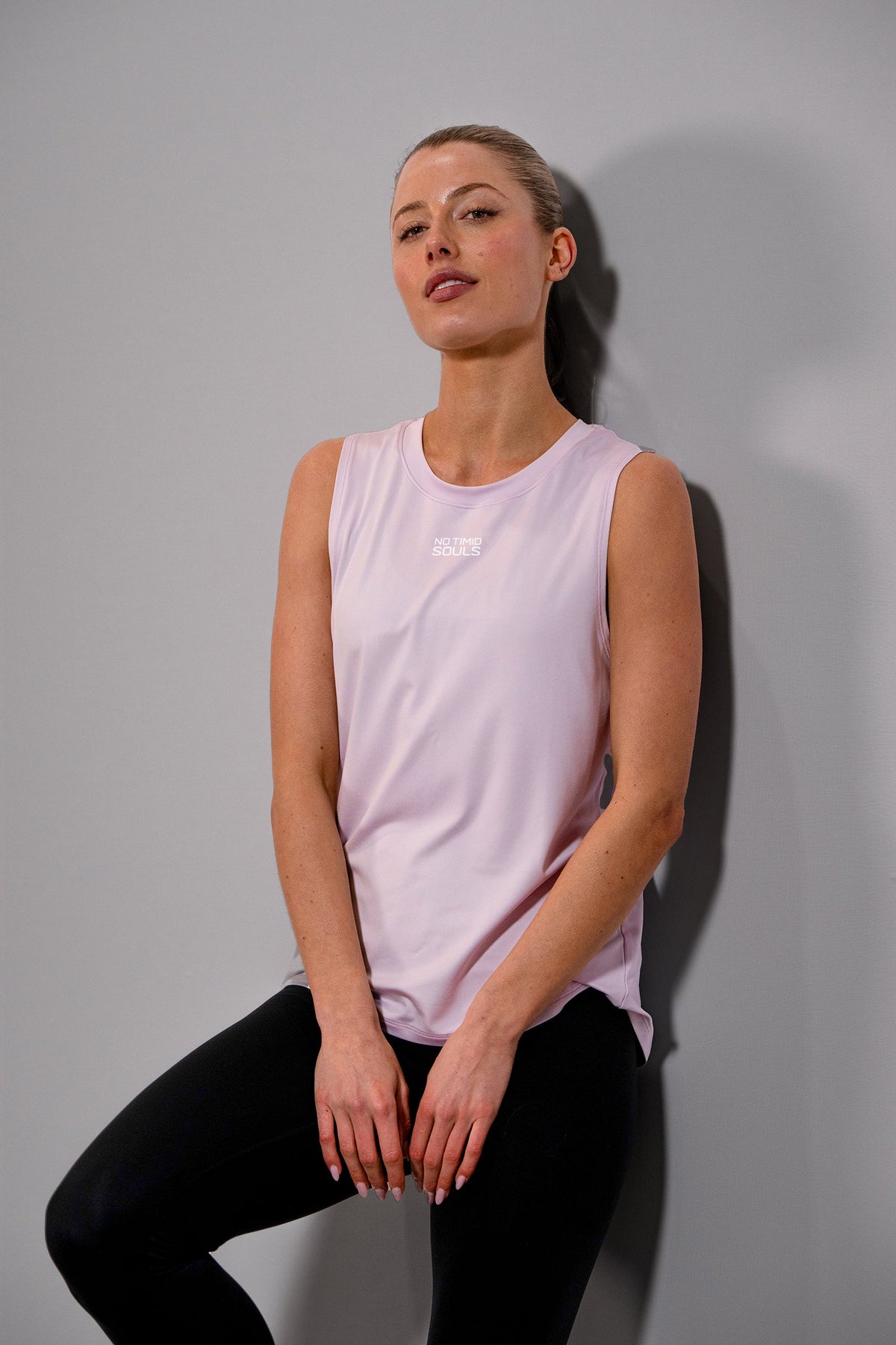 Women's EVERYWEAR running tank in Lavender Hush - product photo 4 of 4