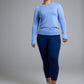 Women's GLIDE360 fitted long sleeve running top in California Sky - product photo 3 of 6
