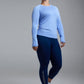 Women's GLIDE360 fitted long sleeve running top in California Sky - product photo 6 of 6