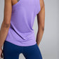 Women's FLOWDRY running tank in Jacaranda Trail - product photo 5 of 6