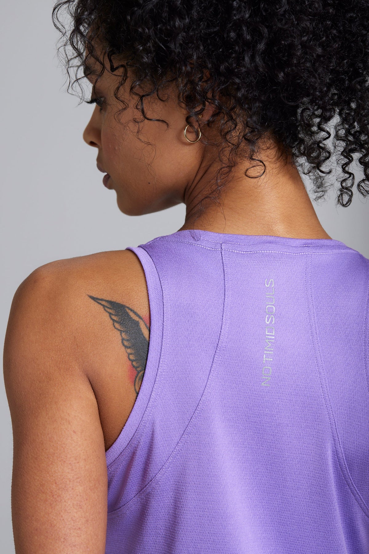 Women's FLOWDRY running tank in Jacaranda Trail - product photo 6 of 6