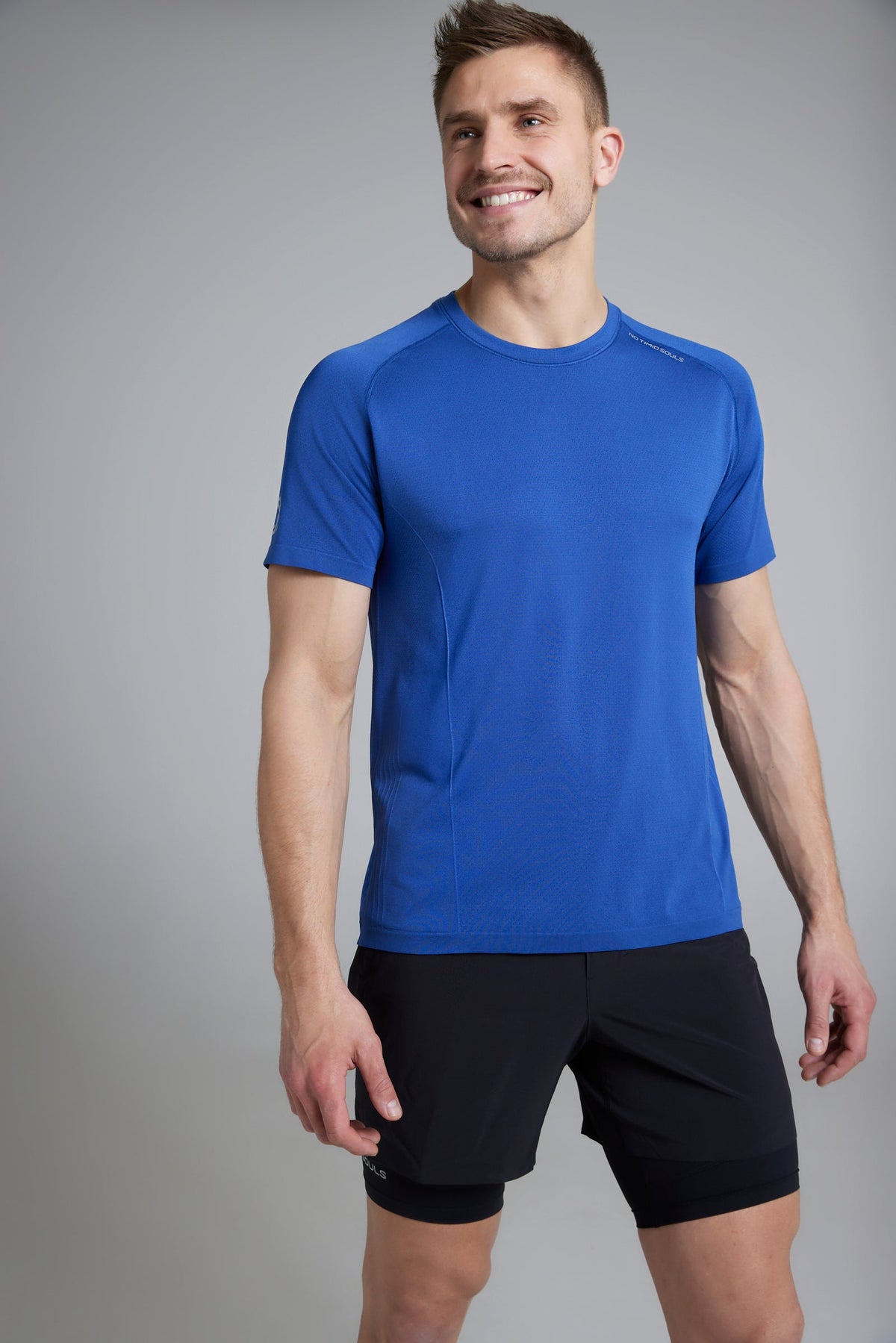 Men's GLIDE360 running top in Pacific Ocean Blue - product photo 1 of 4