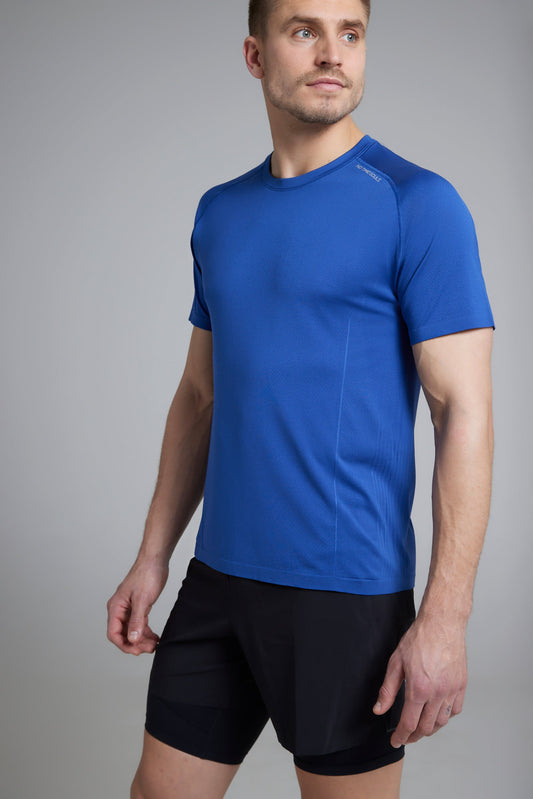 Men's GLIDE360 running top in Pacific Ocean Blue - product photo 3 of 4