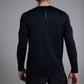 Men's AIRWRAP long sleeve running top in New Black - product photo 6 of 7