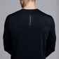 Men's AIRWRAP long sleeve running top in New Black - product photo 5 of 7