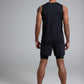 Men's GLIDE360 running singlet in New Black - product photo 3 of 8
