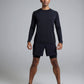 Men's GLIDE360 long sleeve running top in New Black - product photo 2 of 10