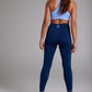 Women's BODYSENSE running leggings in United in Navy - product photo 2 of 7
