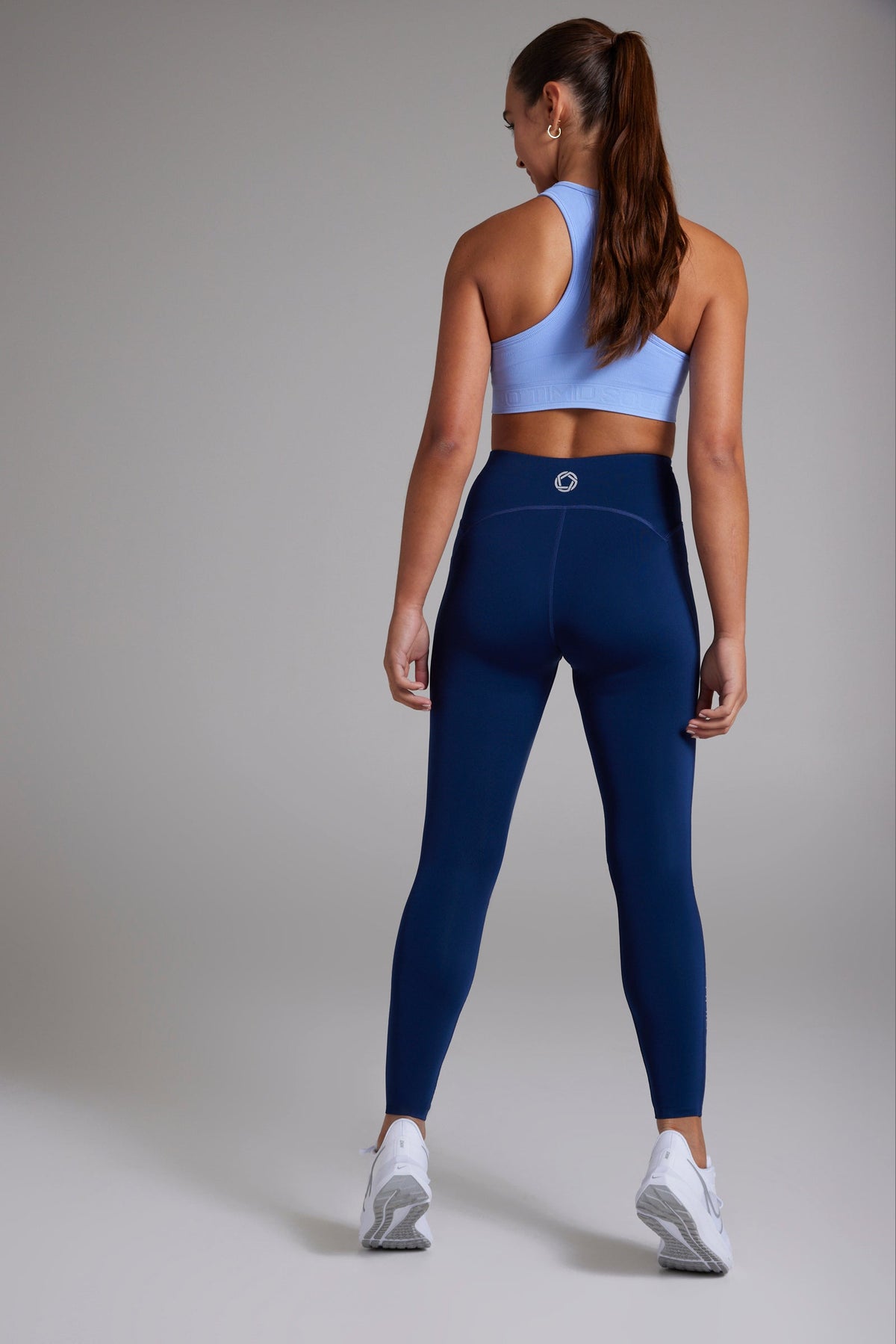 Women's BODYSENSE running leggings in United in Navy - product photo 2 of 7