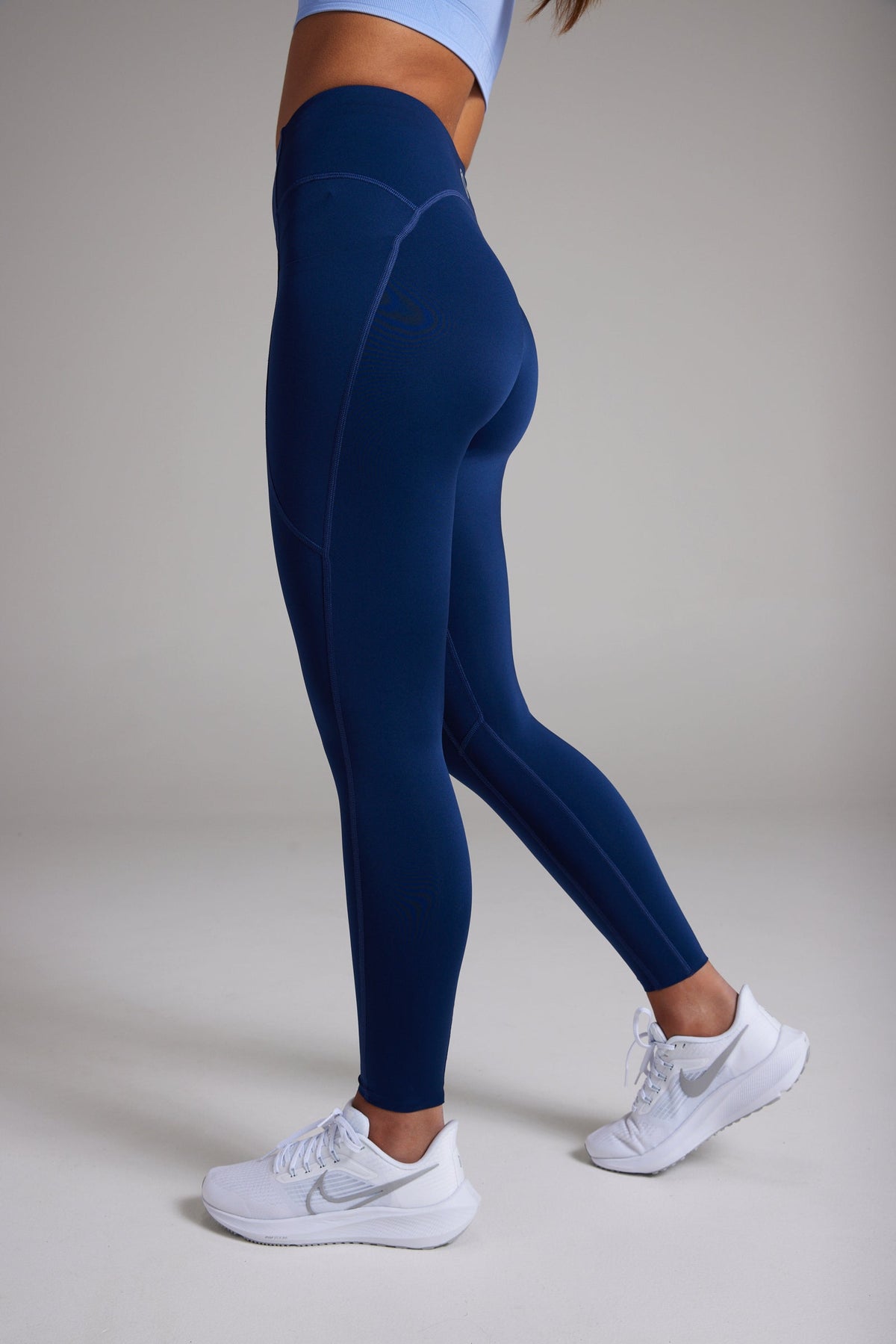Women's BODYSENSE running leggings in United in Navy - product photo 5 of 7