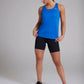 Women's FLOWDRY running tank in Pacific Ocean Blue - product photo 3 of 10