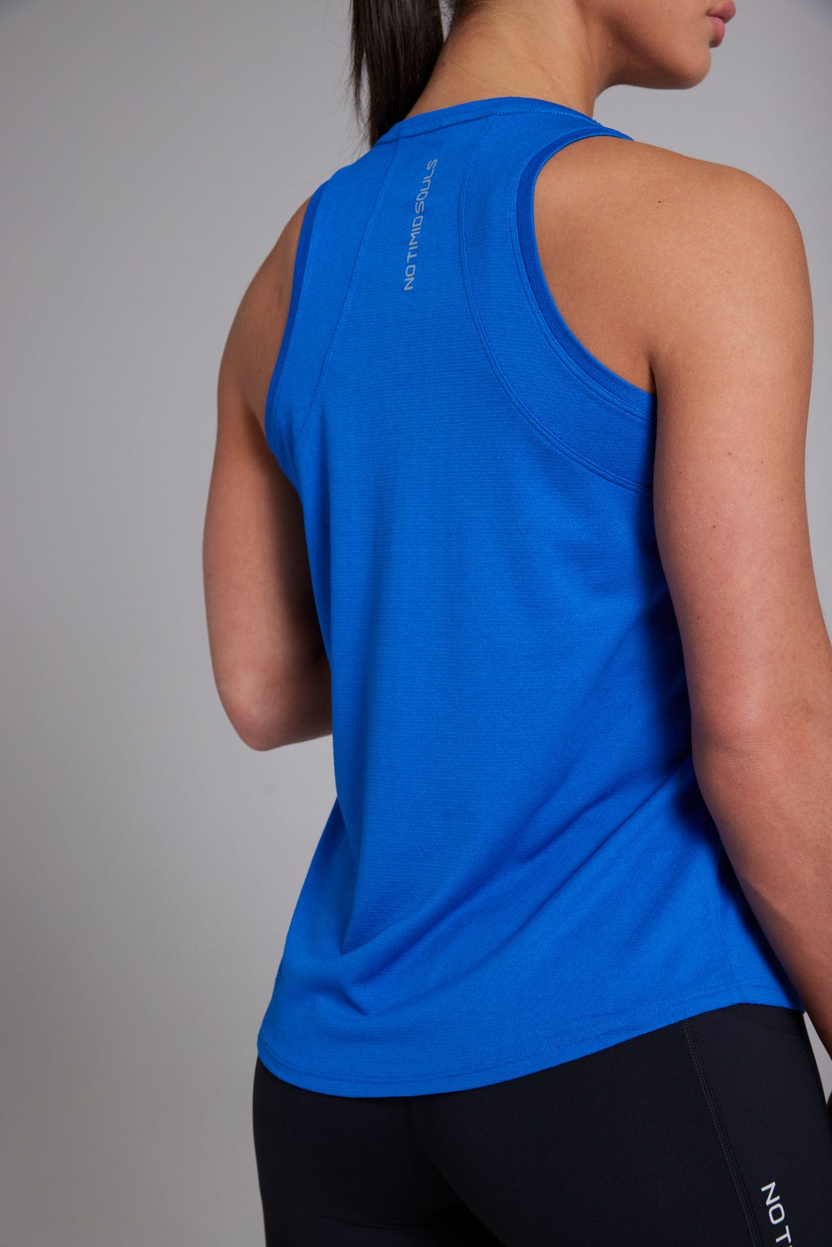 Women's FLOWDRY running tank in Pacific Ocean Blue - product photo 9 of 10
