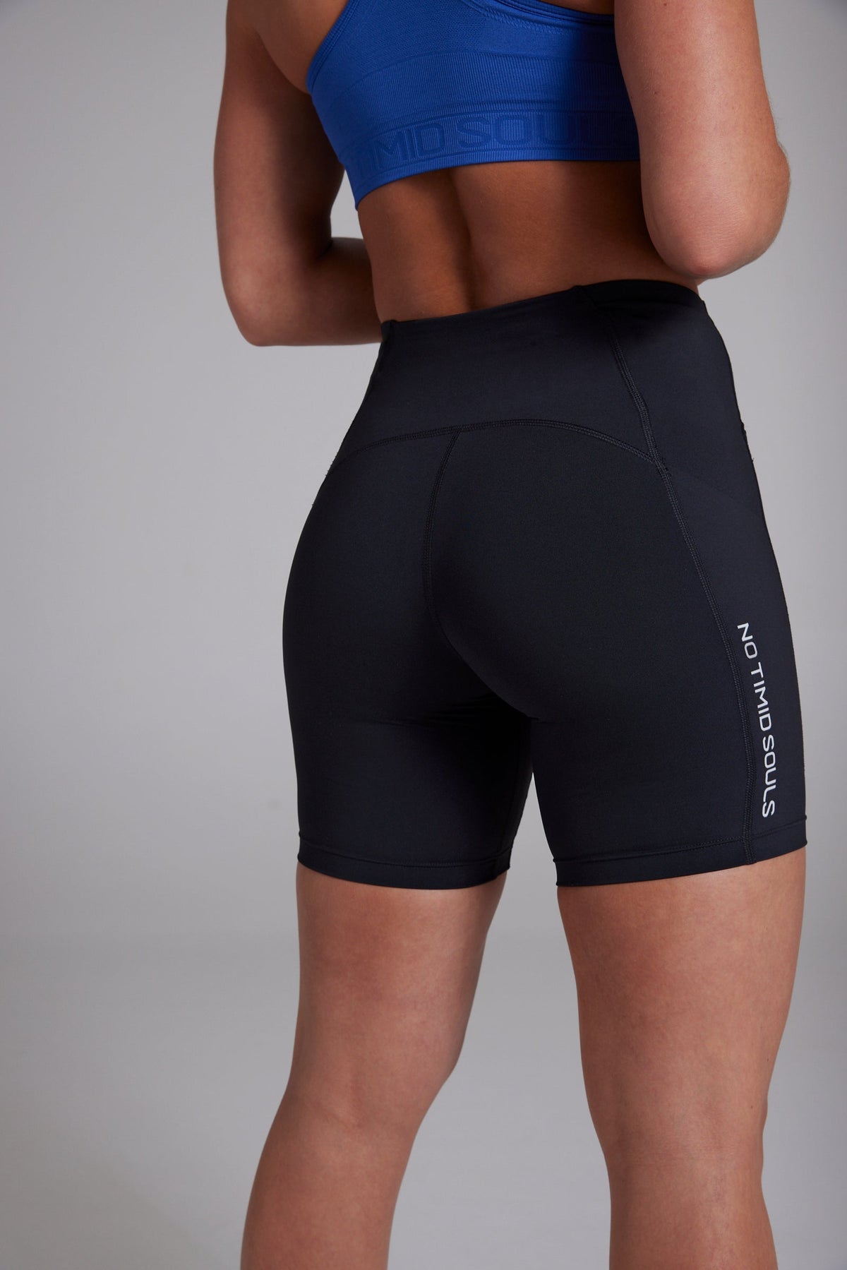 Women's POWERSENSE compression running shorts in New Black - product photo 4 of 7