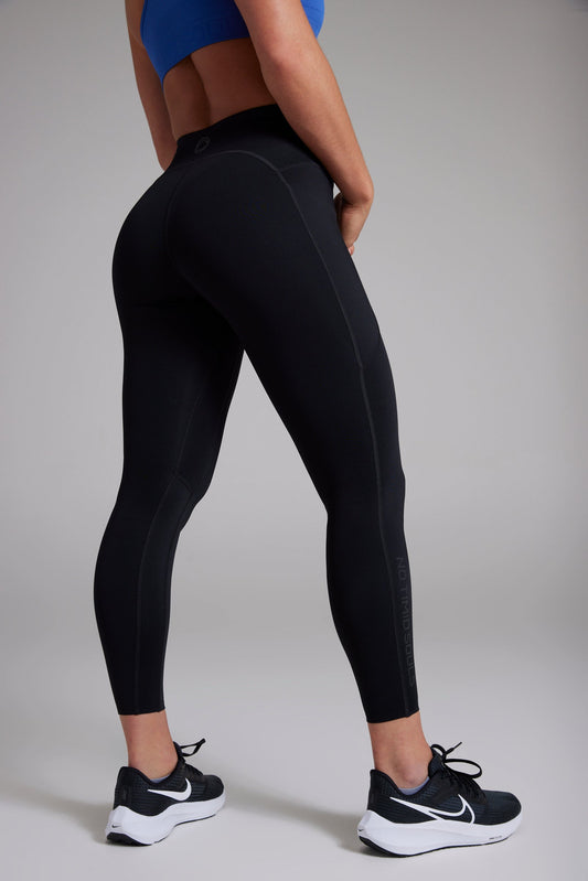 Women's BODYSENSE running leggings in New Black - product photo 6 of 8