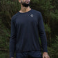 Men's GLIDE360 long sleeve running top in New Black - product photo 9 of 10