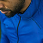 Men's AIRWRAP 1/4 zip running top in Pacific Ocean Blue - product photo 4 of 6