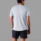 Men's FLOWDRY Tempo running top in Vapour Grey - product photo 3 of 4