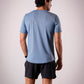 Men's FLOWDRY Tempo running top in Horizon Blue - product photo 4 of 4
