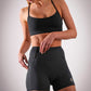 Women's BODYSENSE 2.0 5-inch running shorts in New Black - product photo 2 of 4
