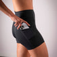Women's BODYSENSE 2.0 5-inch running shorts in New Black - product photo 4 of 4