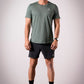 Men's FLOWDRY Tempo running top in Forest Trail - product photo 1 of 4