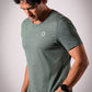 Men's FLOWDRY Tempo running top in Forest Trail - product photo 2 of 4