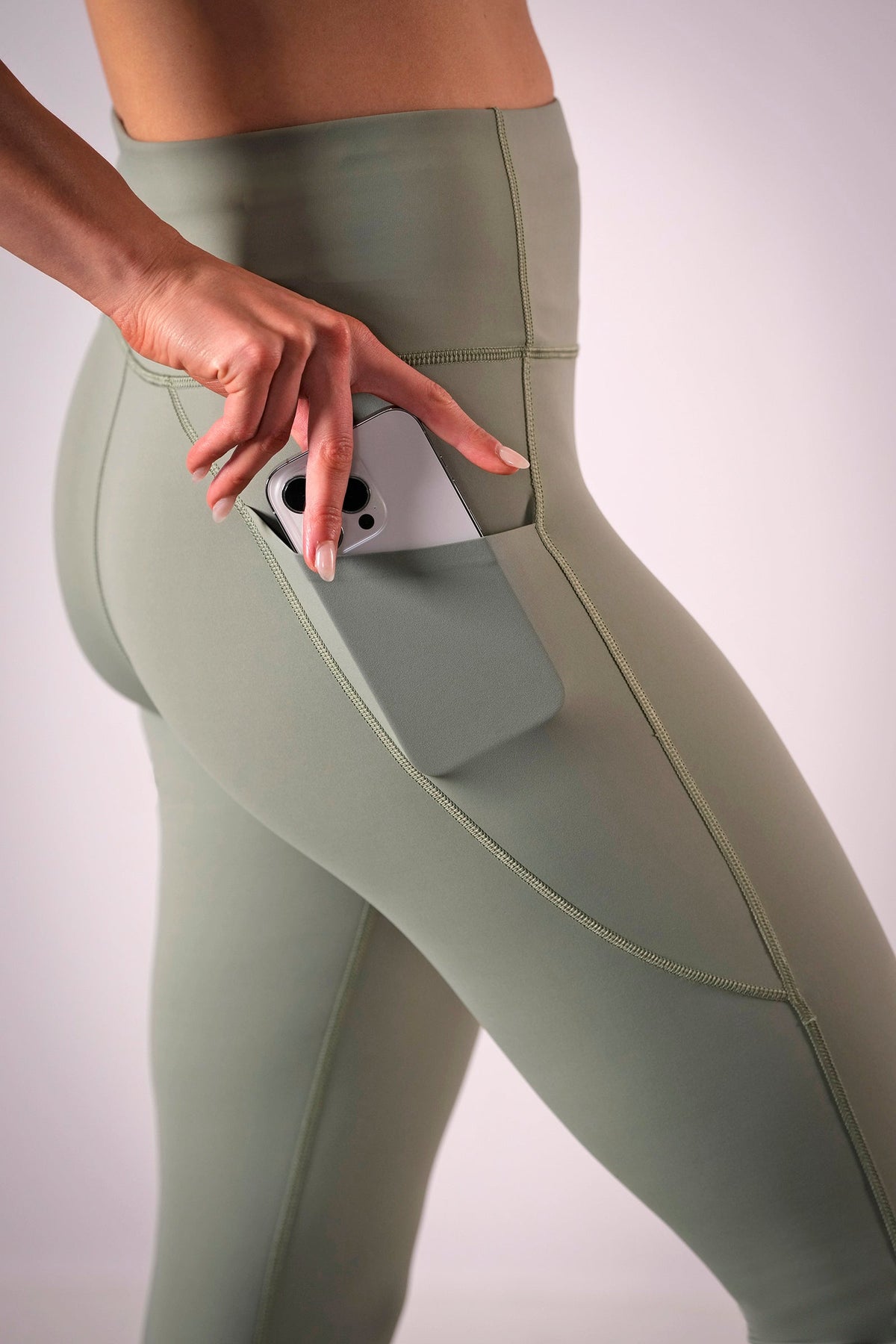 Women's BODYSENSE 2.0 running leggings in Nature - product photo 4 of 4