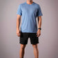 Men's Performance Luxe training top in Horizon Blue - product photo 2 of 4