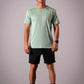 Men's Performance Luxe training top in Sea Foam Green - product photo 2 of 4