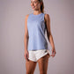 Women's Active Luxe training tank in California Sky - product photo 2 of 4