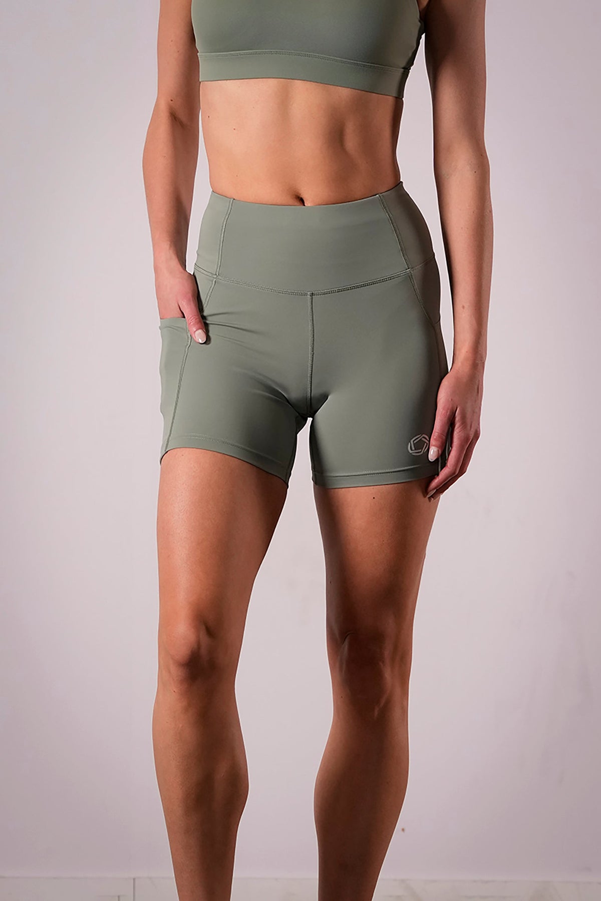 Women's BODYSENSE 2.0 5-inch running shorts in Nature - product photo 1 of 4