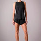 Women's Active Luxe training tank in New Black - product photo 2 of 4