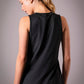 Women's Active Luxe training tank in New Black - product photo 3 of 4