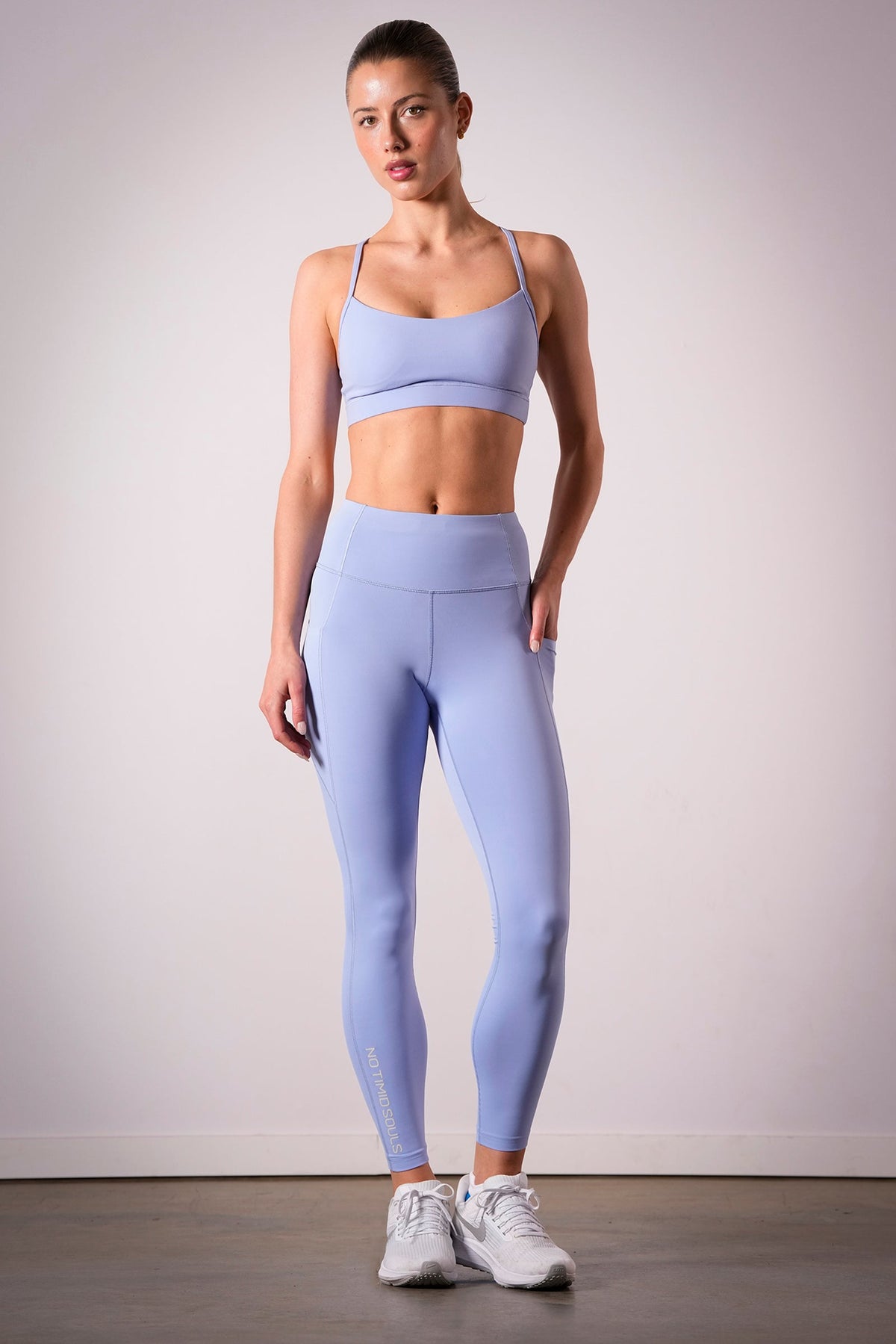 Women's BODYSENSE 2.0 running leggings in California Sky - product photo 2 of 4