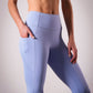 Women's BODYSENSE 2.0 running leggings in California Sky - product photo 3 of 4