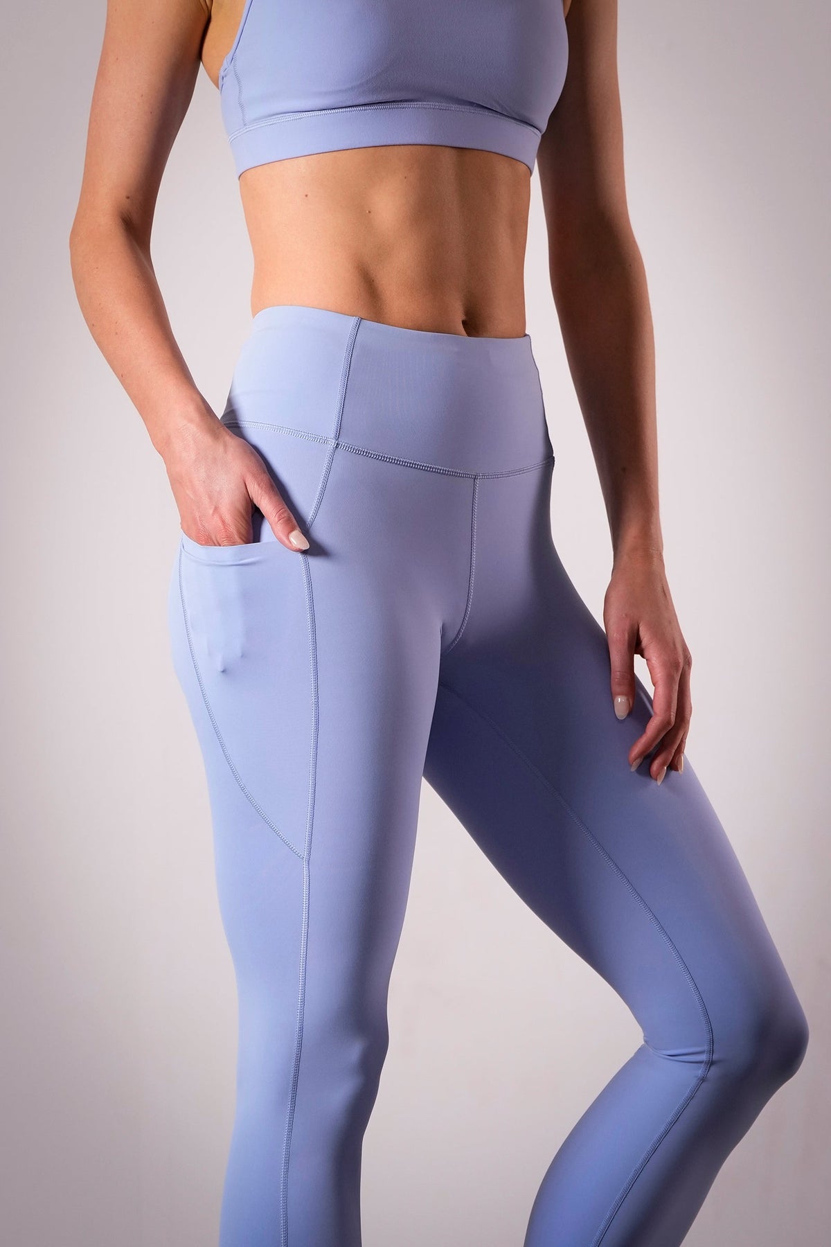 Women's BODYSENSE 2.0 running leggings in California Sky - product photo 3 of 4