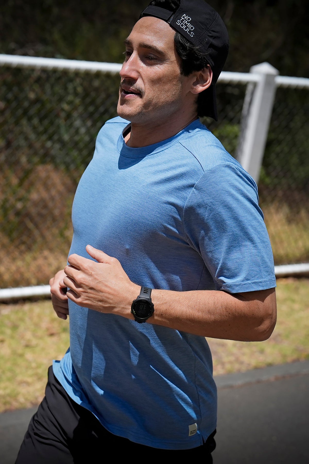 Men's Performance Luxe training top in Horizon Blue - product photo 1 of 4