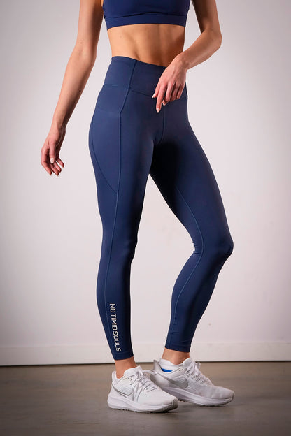 Women's BODYSENSE 2.0 running leggings in United in Navy - product photo 1 of 4