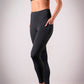 Women's BODYSENSE 2.0 running leggings in New Black - product photo 2 of 4