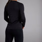 Women's GLIDE360 fitted long sleeve running top in New Black - product photo 3 of 9