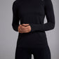 Women's GLIDE360 fitted long sleeve running top in New Black - product photo 5 of 9