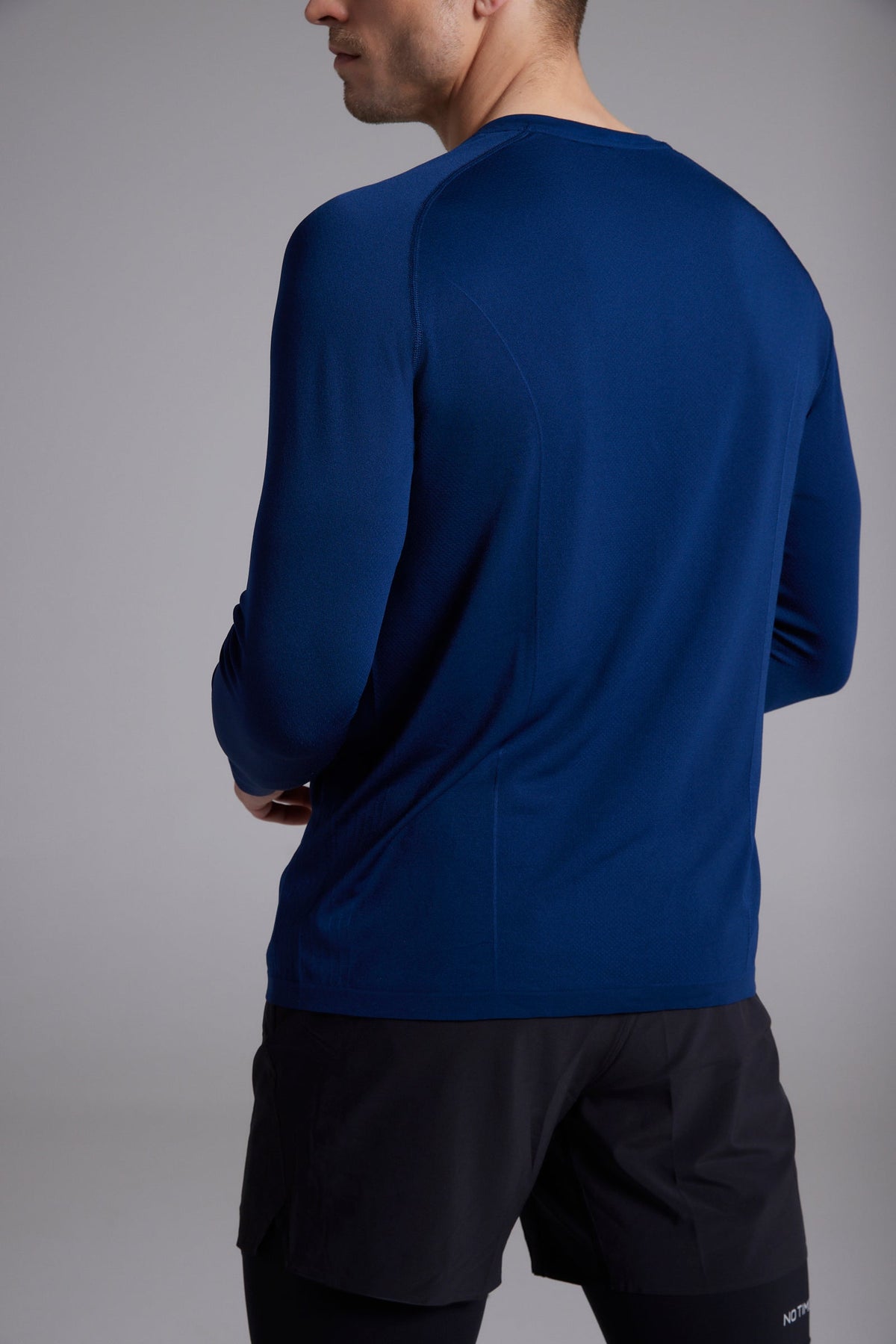Men's GLIDE360 long sleeve running top in United in Navy - product photo 5 of 6
