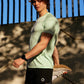 Men's GLIDE360 running top (logo) in Cool Mint - product photo 2 of 4