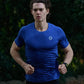 Men's GLIDE360 running top (logo) in Pacific Ocean Blue Marle - product photo 4 of 4