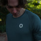 Men's GLIDE360 running top (logo) in Big Sur Teal - product photo 3 of 4