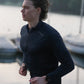 Men's AIRWRAP 1/4 zip running top in New Black - product photo 4 of 4