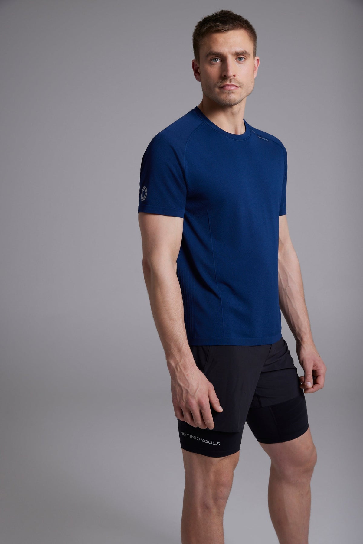 Men's GLIDE360 running top in United in Navy - product photo 2 of 7