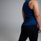 Women's FLOWDRY running tank in Blue Steel - product photo 3 of 11