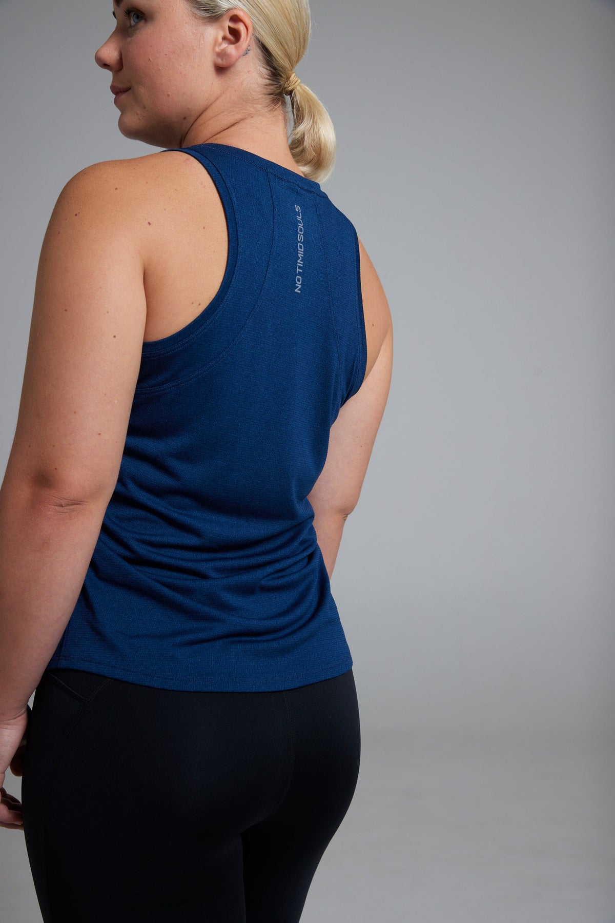 Women's FLOWDRY running tank in Blue Steel - product photo 4 of 11